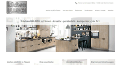 Desktop Screenshot of kuechen-ullrich.de